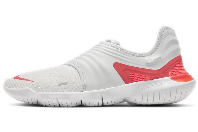 Кроссовки женские Nike Free Rn Flyknit 3.0 белые, красные, 36.5 EU