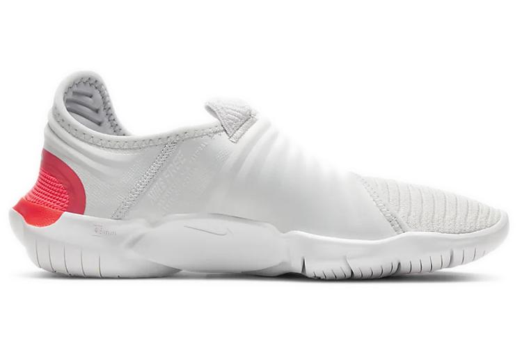 Кроссовки женские Nike Free Rn Flyknit 3.0 белые, красные, 36.5 EU