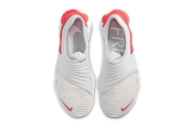 Кроссовки женские Nike Free Rn Flyknit 3.0 белые, красные, 36.5 EU