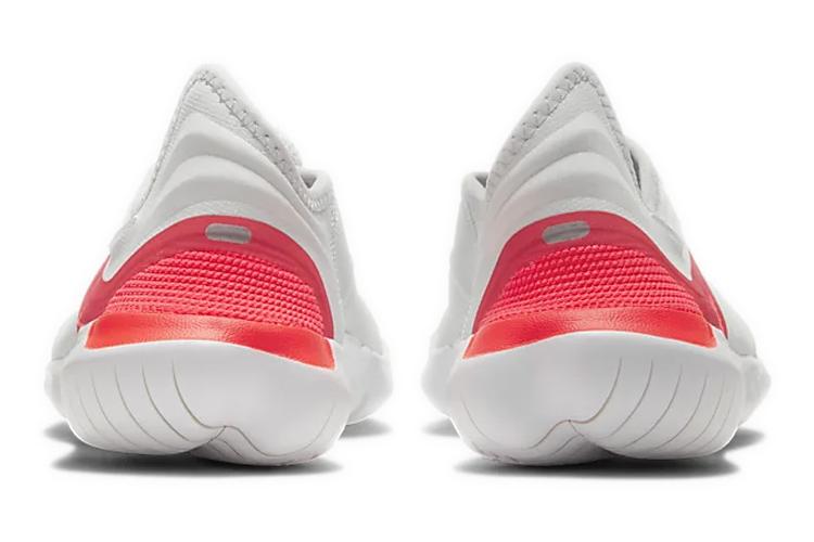 Кроссовки женские Nike Free Rn Flyknit 3.0 белые, красные, 36.5 EU