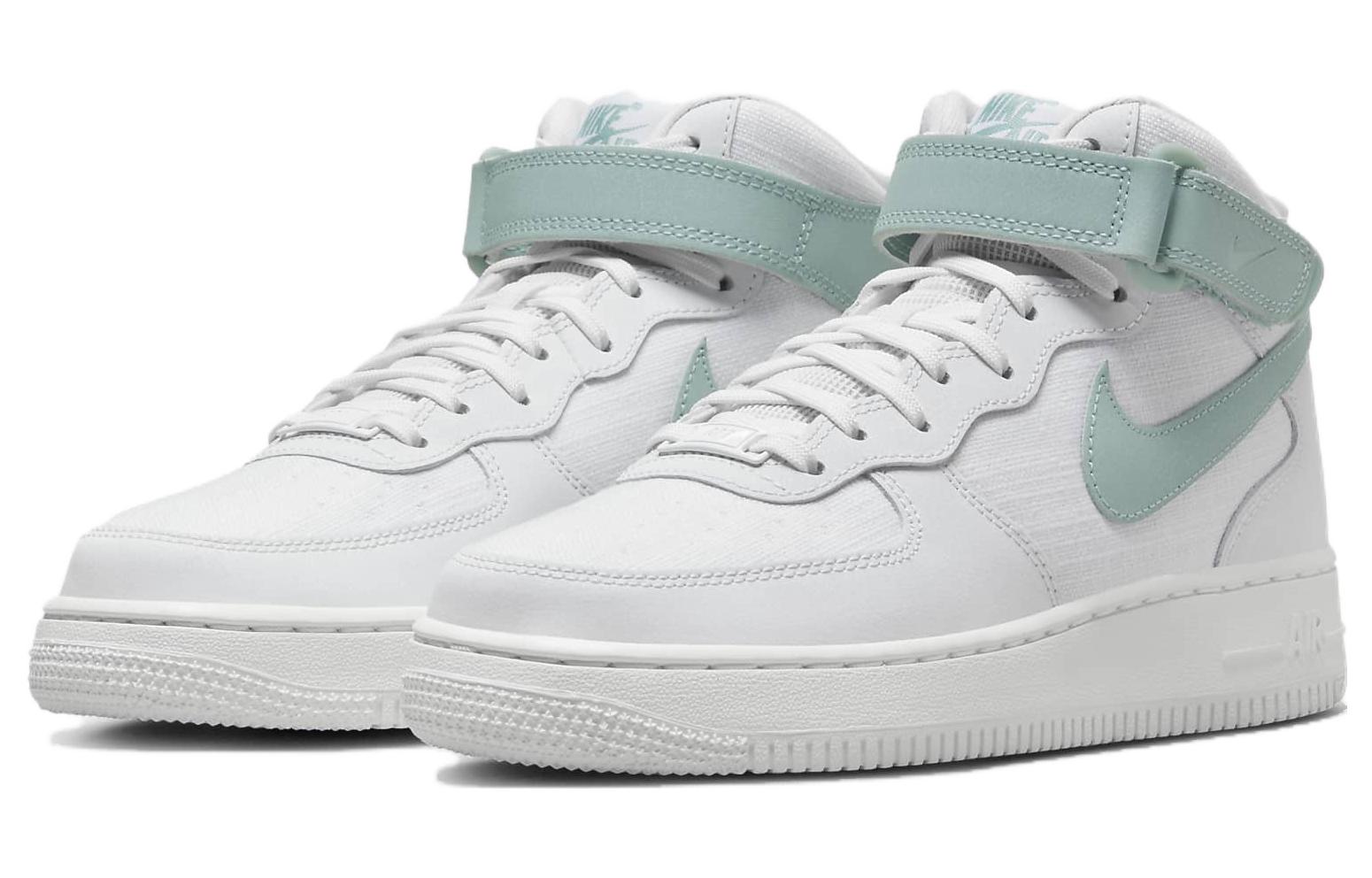 Кеды женские Nike Air Force 1 07 Mid белые минерал, 36.5 EU