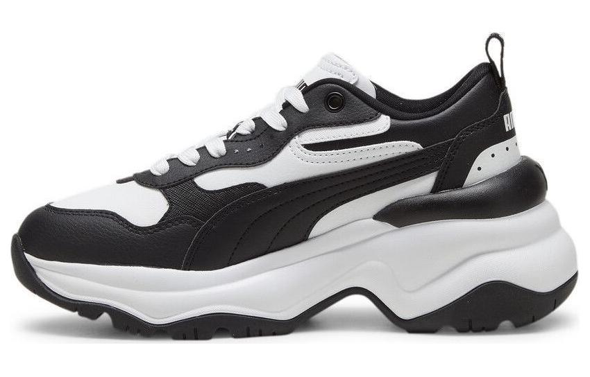 Кроссовки женские PUMA Cilia Wedge черно-белые