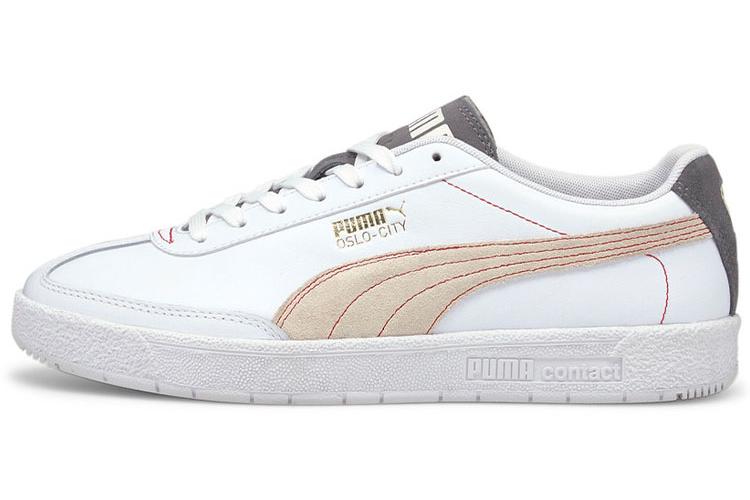 Кеды женские PUMA Oslo City Decades белые и коричневые, 42 EU