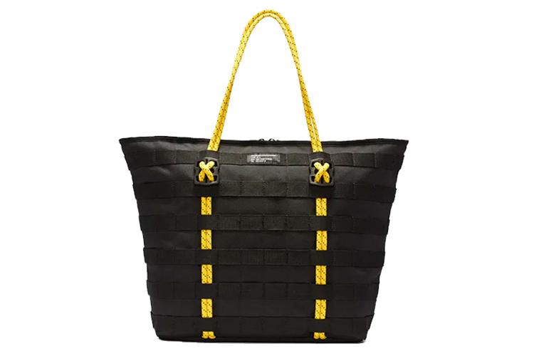 Сумка унисекс Nike ba4989-011 черно-желтая