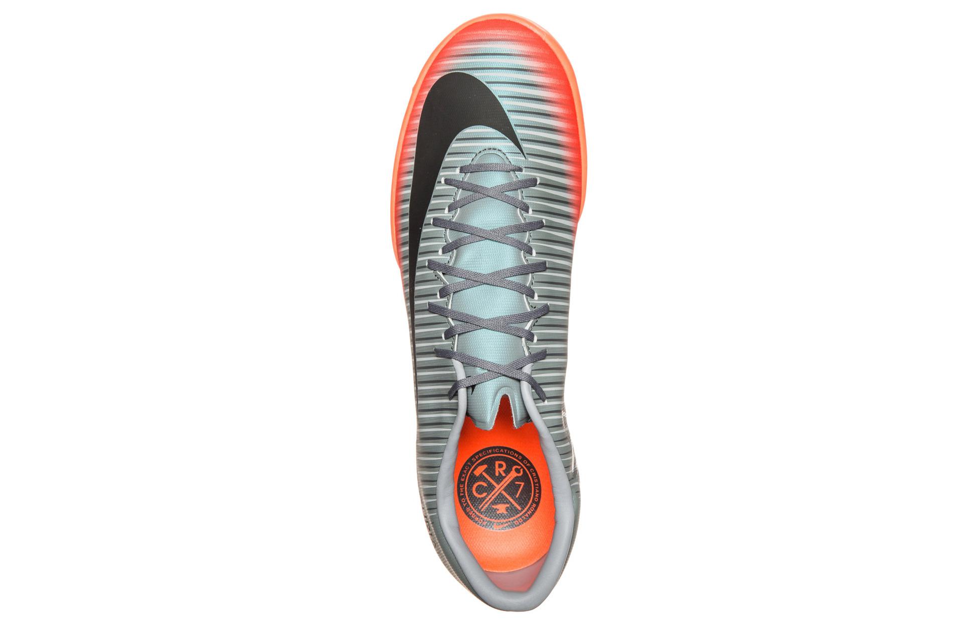 Бутсы мужские Nike MercurialX Victory 6 CR7 серебристые, 42.5 EU