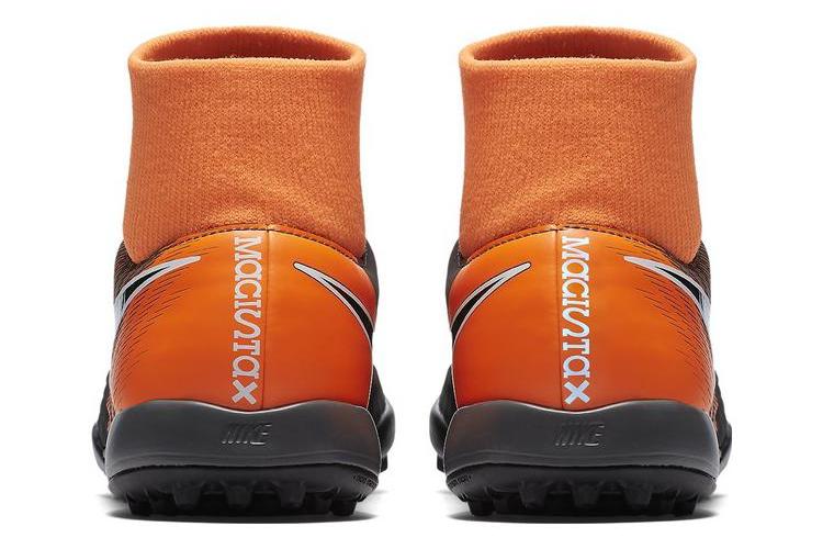 Бутсы мужские Nike Obrax 2 Academy Df темно-серые оранжевые, 40.5 EU