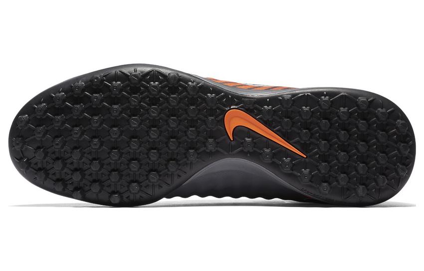 Бутсы мужские Nike Obrax 2 Academy Df темно-серые оранжевые, 40.5 EU