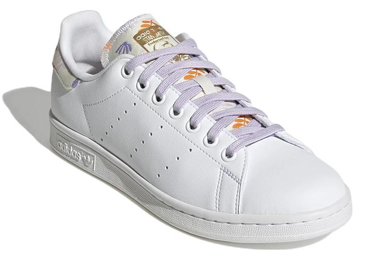 Кеды женские Adidas Stan Smith Floral белые, 41 1/3 EU