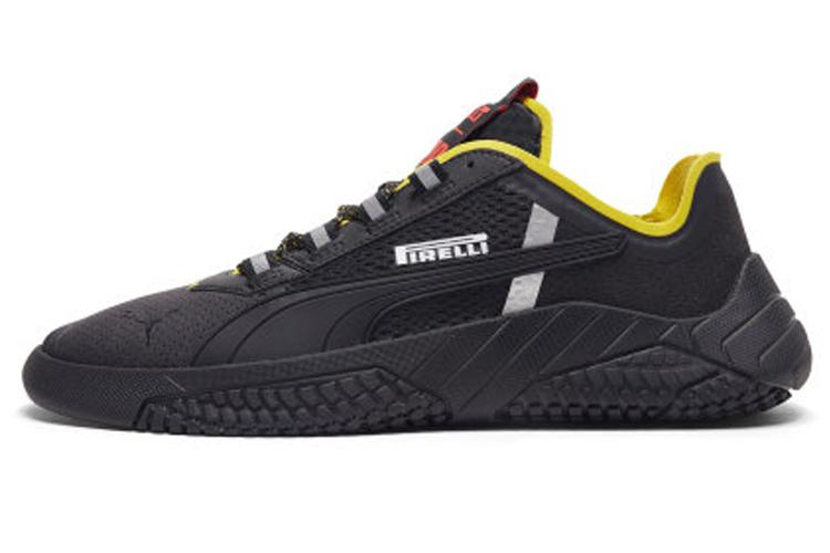 Тренинговые кроссовки унисекс PUMA Replicat X черные, желтые, 41 EU