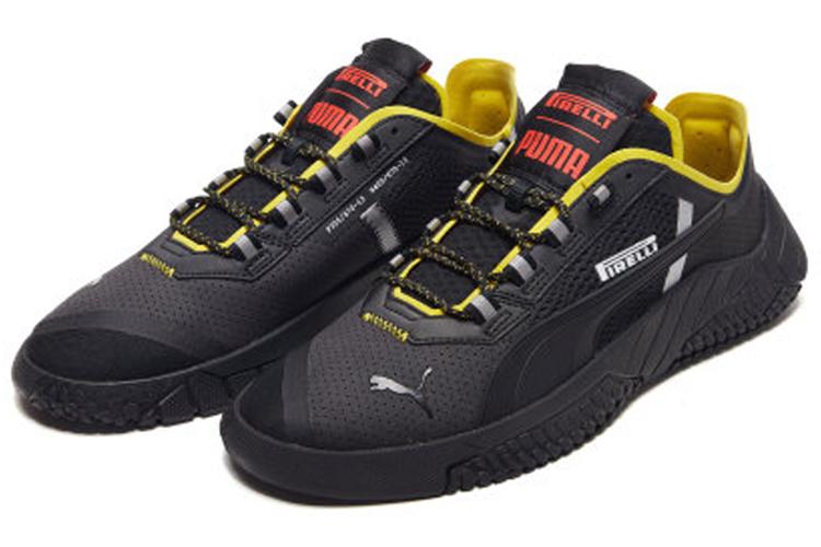 Тренинговые кроссовки унисекс PUMA Replicat X черные, желтые, 41 EU