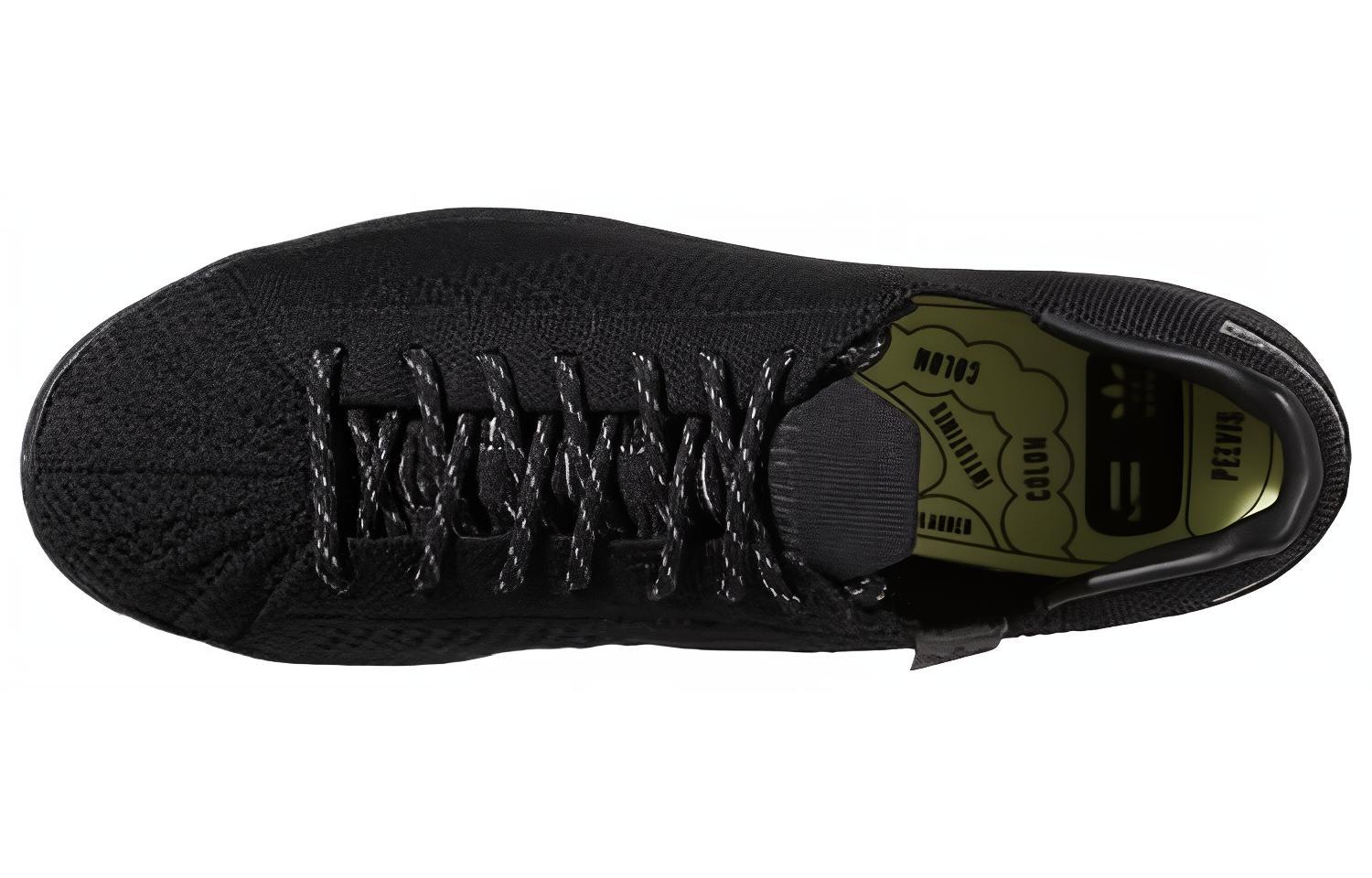 Кеды унисекс Adidas Superstar Primeknit Pharrell черные, 36 2/3 EU