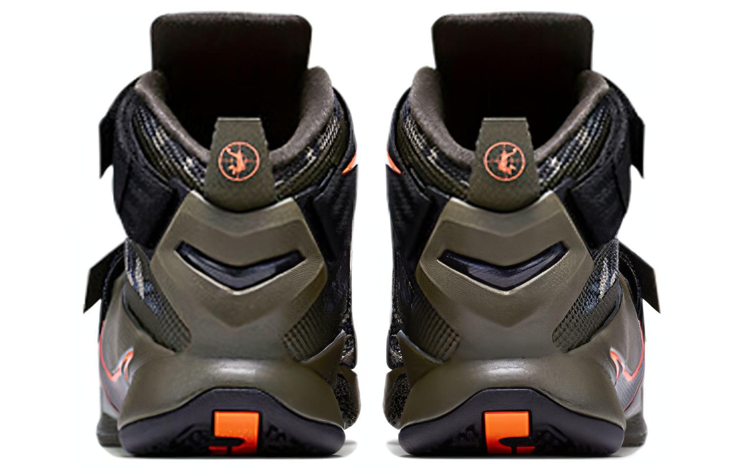 Баскетбольные кроссовки мужские Nike Lebron Soldier 9 EP хаки черный, 42.5 EU