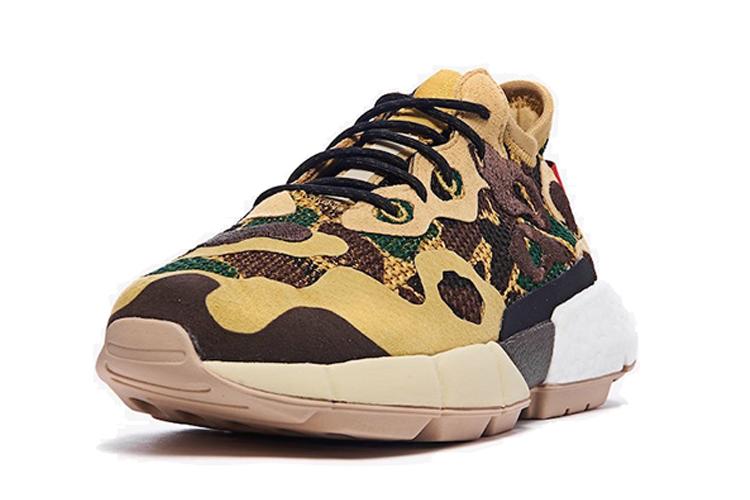 Кроссовки унисекс Adidas POD S3.2 camo brown, 41 1/3 EU