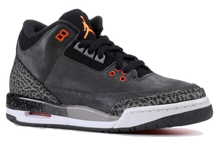 Кеды женские Air Jordan 3 Retro GS черные, 36 EU