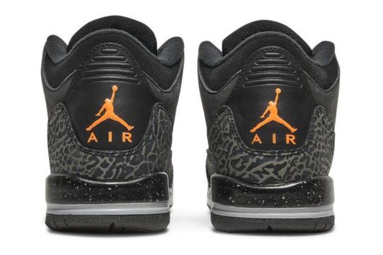 Кеды женские Air Jordan 3 Retro GS черные, 36 EU