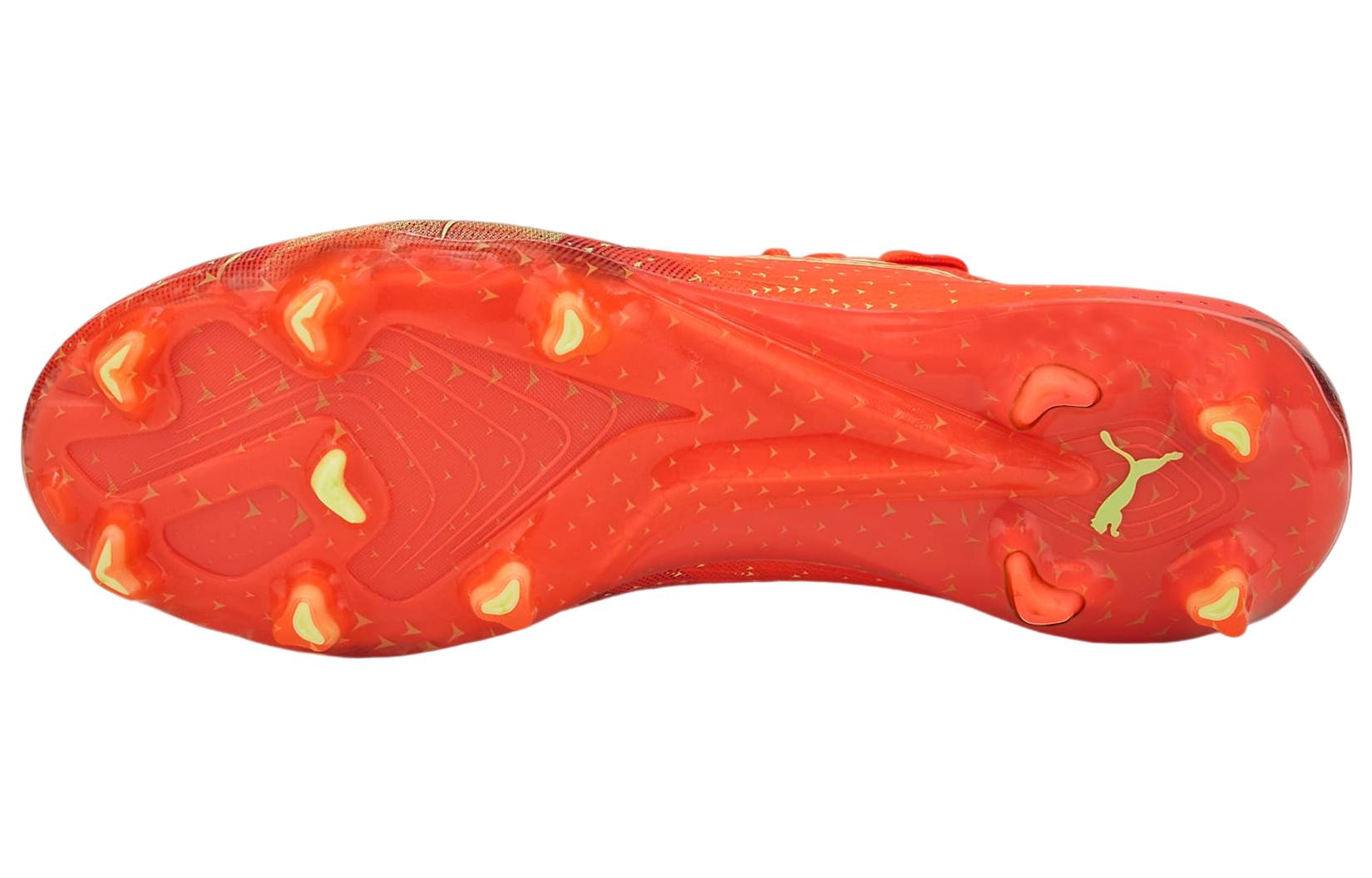 Футбольные бутсы женские PUMA Ultra Play orange gold, 38 EU