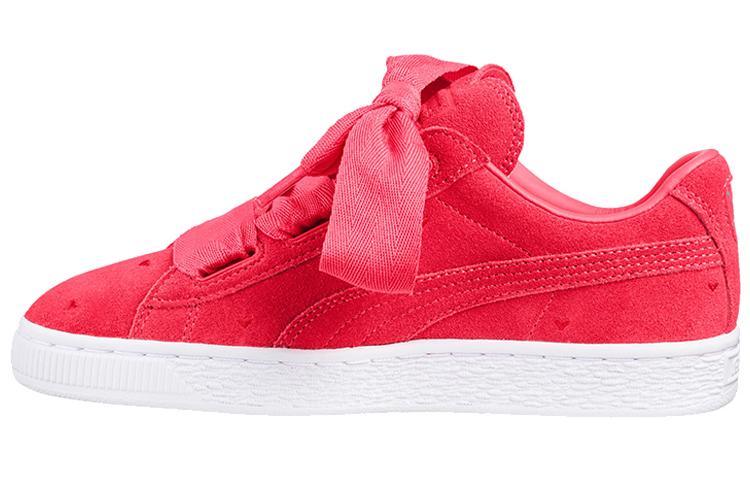Кеды женские PUMA Suede Heart Valentine, pink-white, 37.5 EU