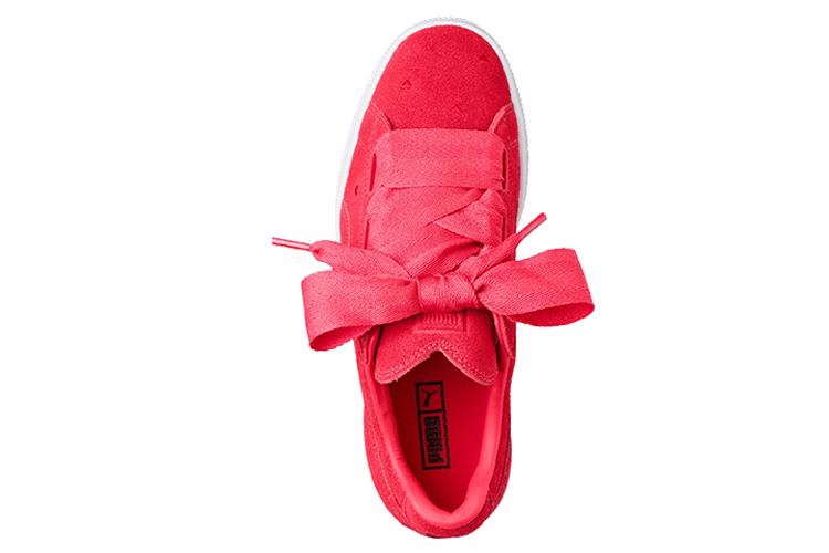 Кеды женские PUMA Suede Heart Valentine, pink-white, 37.5 EU