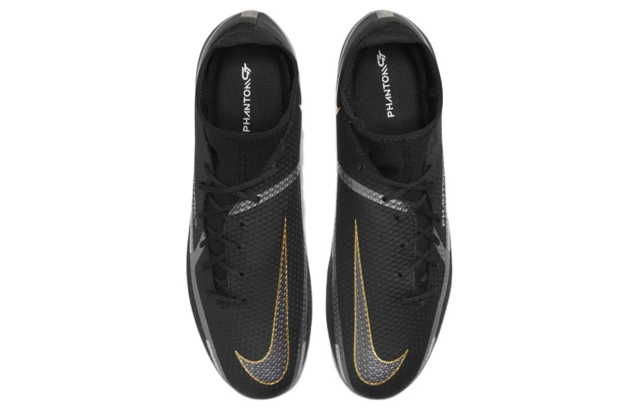 Футбольные бутсы мужские Nike Phantom GT2 Academy DF MG черные металлик, 38 EU