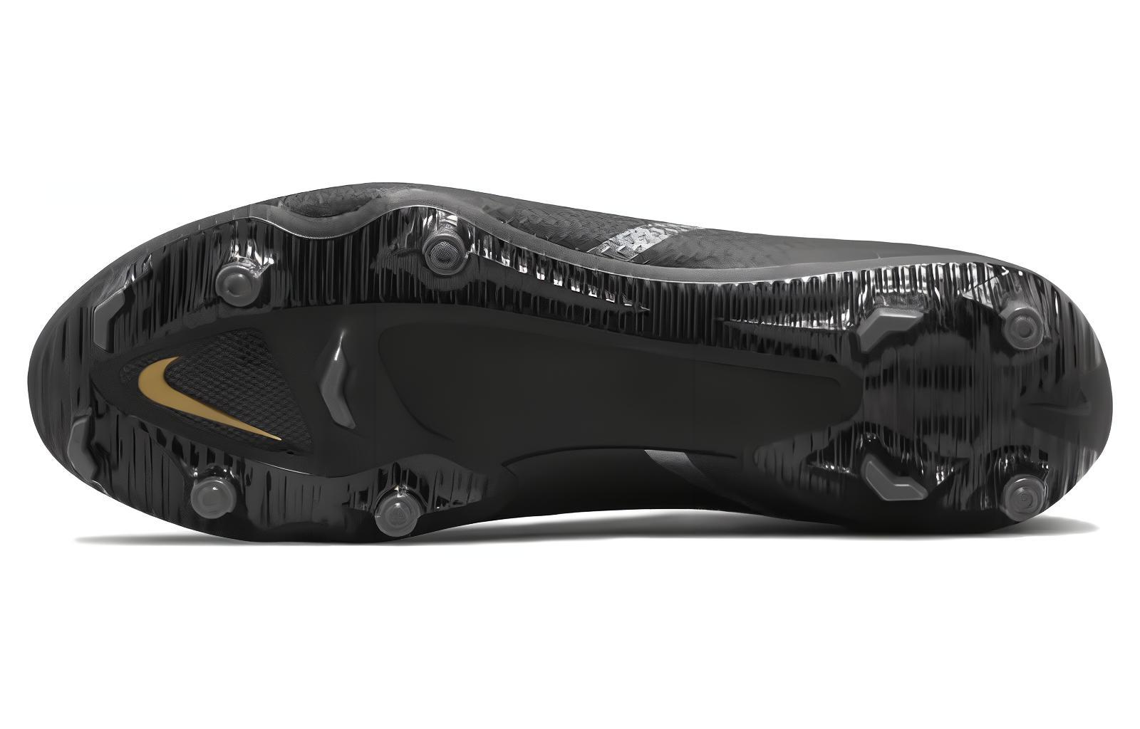 Футбольные бутсы мужские Nike Phantom GT2 Academy DF MG черные металлик, 38 EU