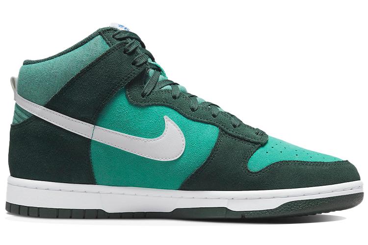 Кроссовки мужские Nike Dunk High Retro Se Athletic Club Pro зелёные, 42 EU