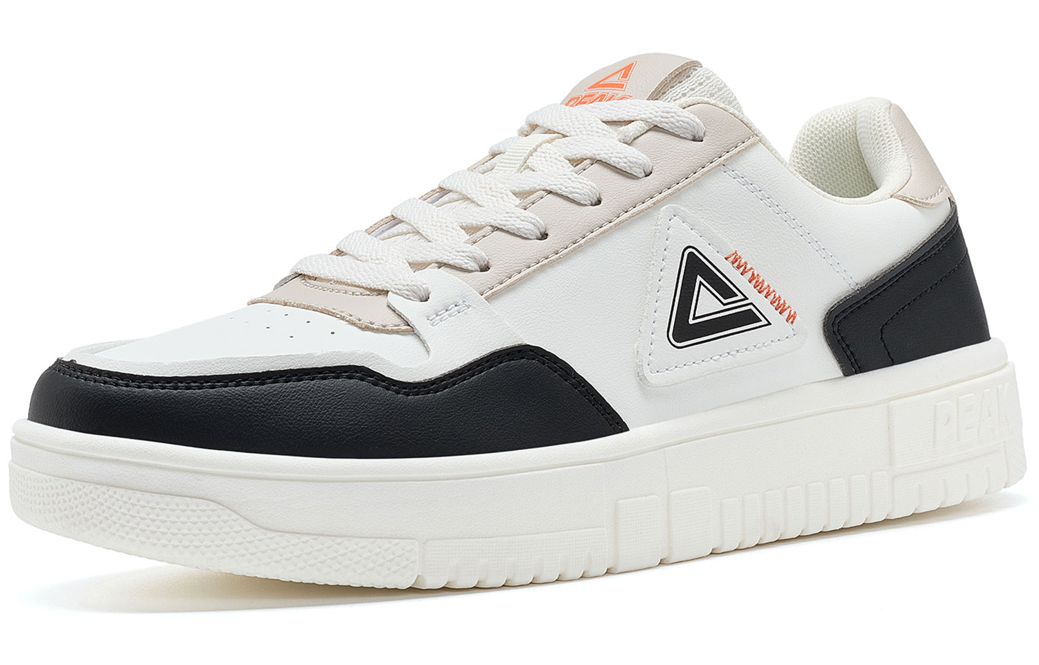 Кроссовки мужские PEAK Air Force 1 бежево-белые, 41 EU