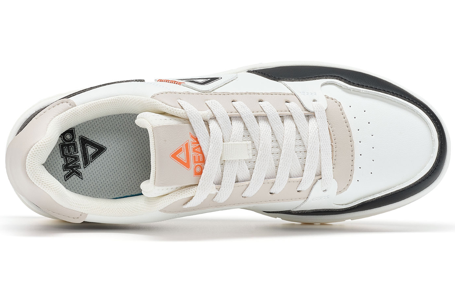 Кроссовки мужские PEAK Air Force 1 бежево-белые, 41 EU