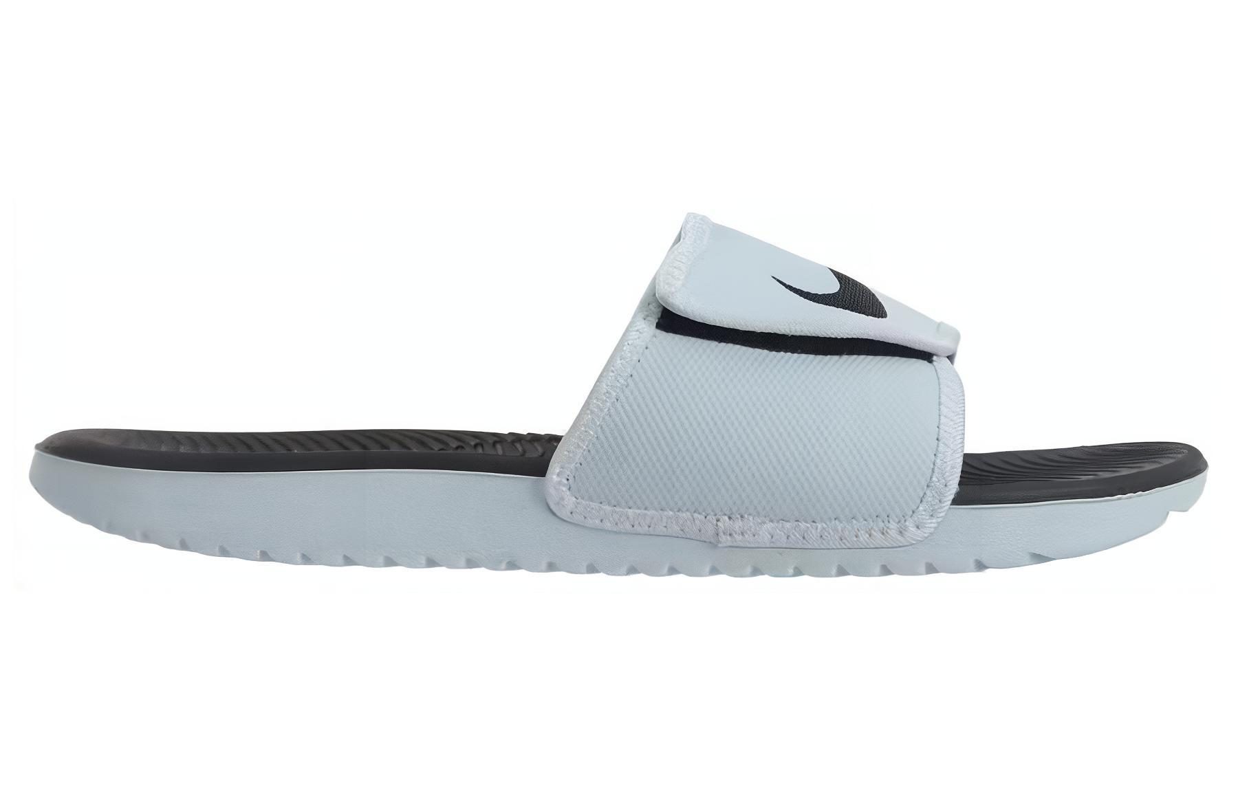 Шлепанцы унисекс Nike Kawa Adjust белые, 44 EU