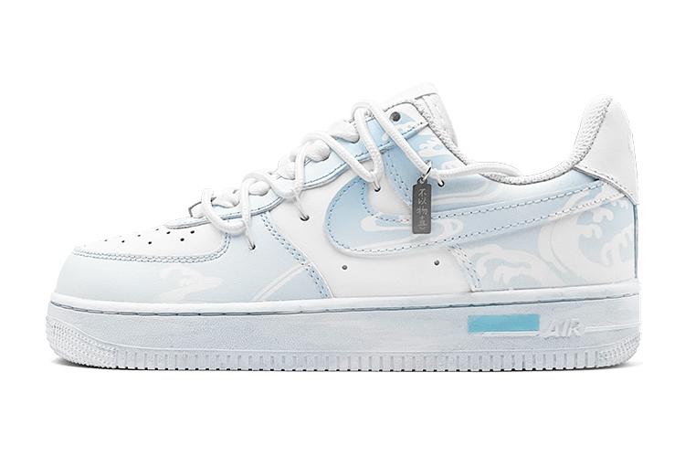 Кеды женские Nike Air Force 1 Low GS синие, 35.5 EU