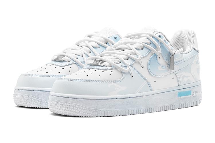 Кеды женские Nike Air Force 1 Low GS синие, 35.5 EU