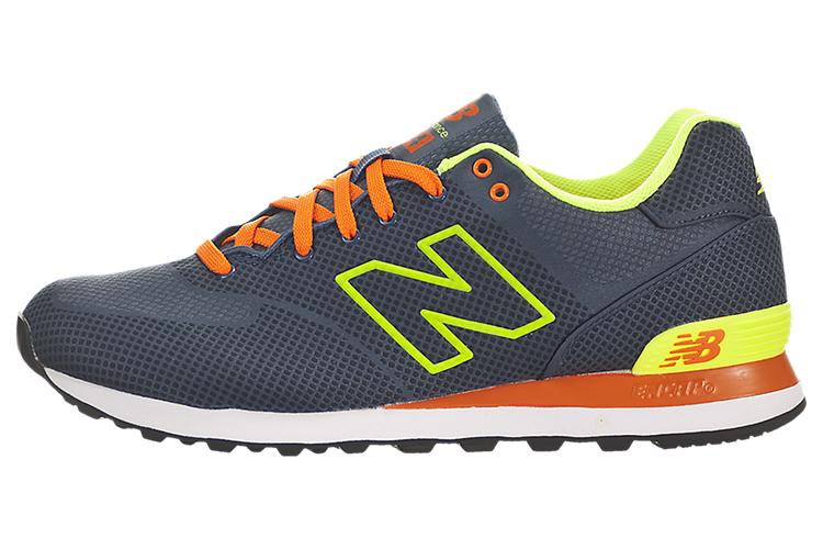 Кроссовки мужские New Balance 574 Woven Low Cut синие/желтые, 42 EU