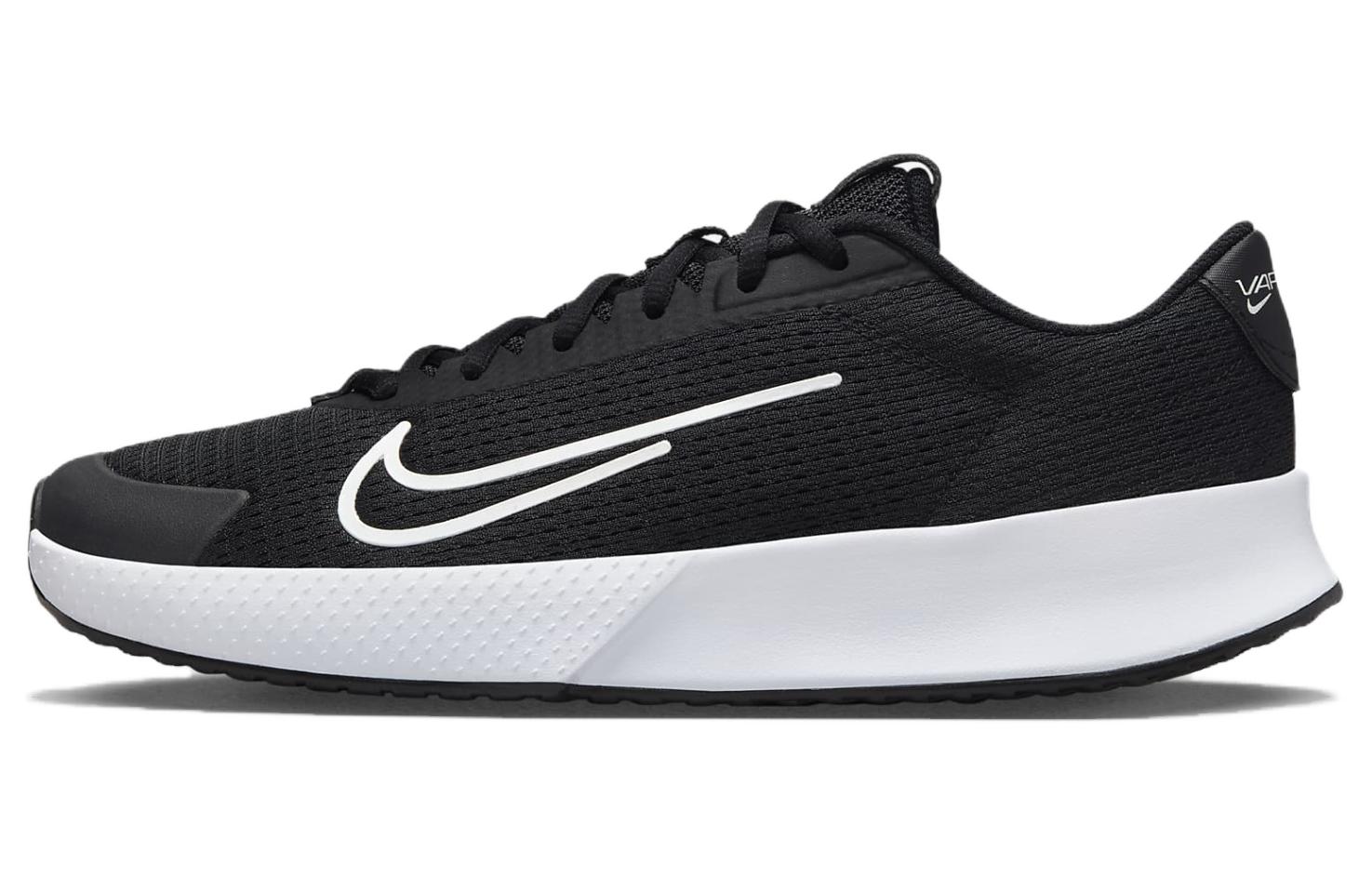 Кроссовки женские Nike Court Vapor Lite 2 HC черные, белые, 40 EU