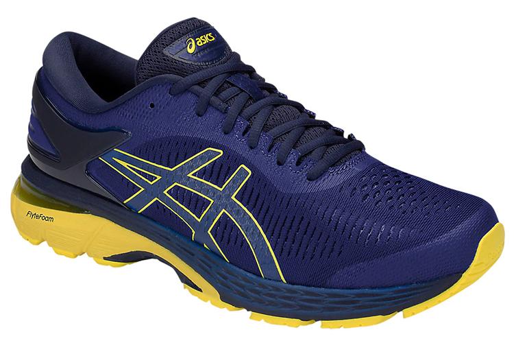 Беговые кроссовки мужские ASICS Gel Kayano 25, lemon spark, 42 EU