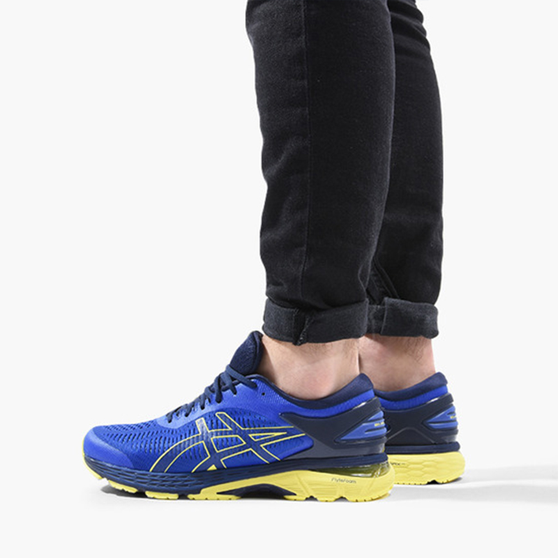 Беговые кроссовки мужские ASICS Gel Kayano 25, lemon spark, 42 EU