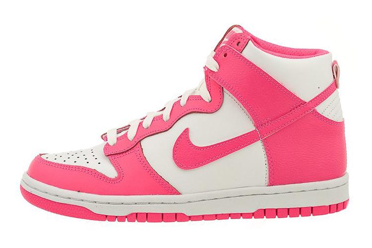 Кеды женские Nike Dunk High GS pink blue, 40 EU