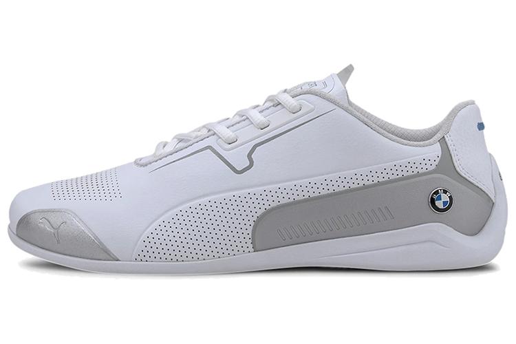 Кроссовки мужские PUMA Bmw Motorsport X Drift Cat 8 белые серебристые, 38 EU