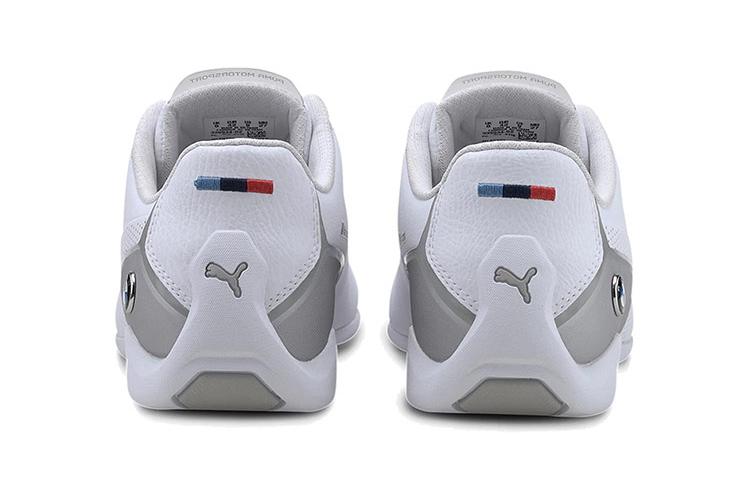 Кроссовки мужские PUMA Bmw Motorsport X Drift Cat 8 белые серебристые, 38 EU