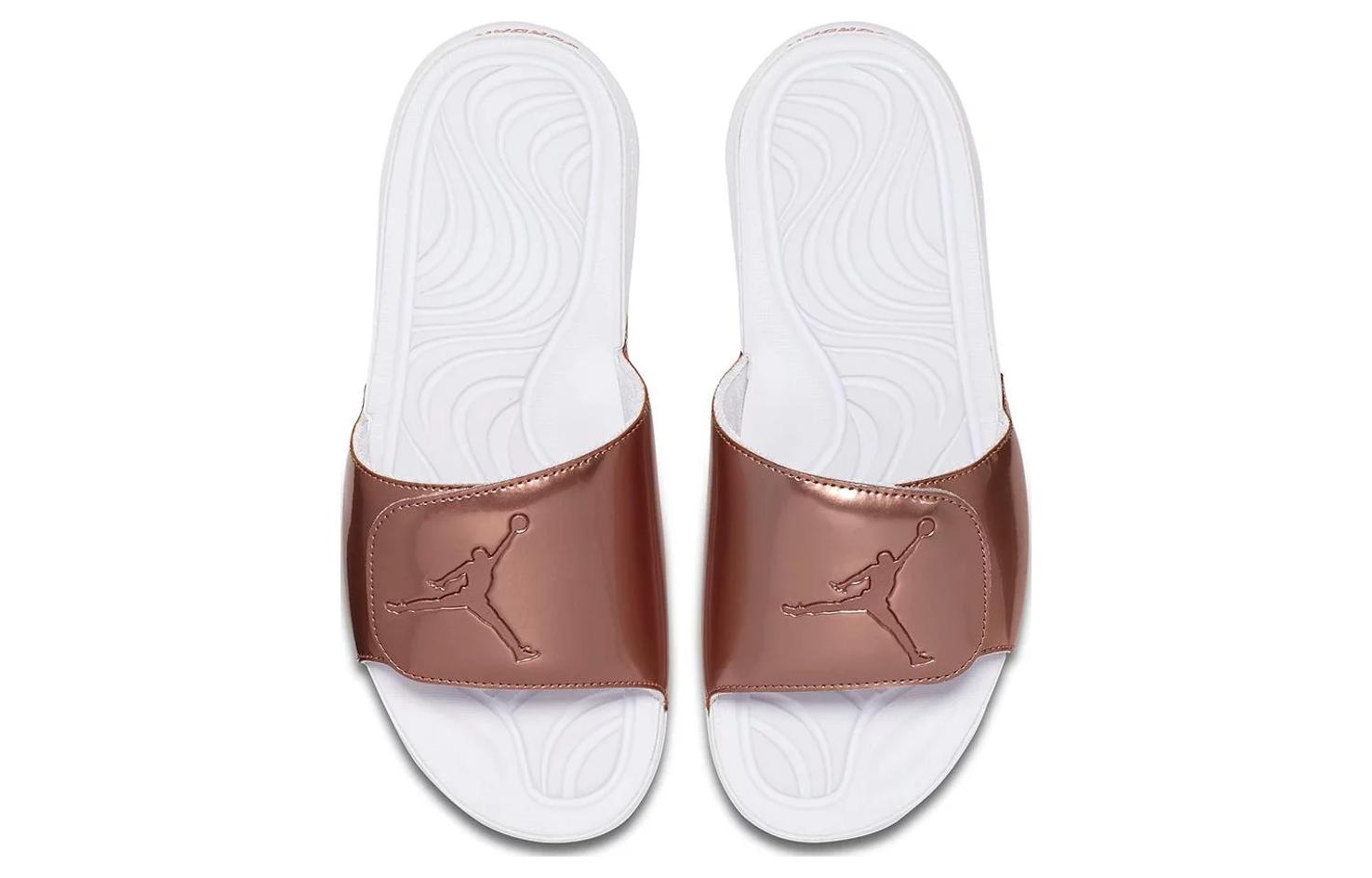 Шлепанцы унисекс Jordan Hydro Slide Retro 5 бронзовые, 44 EU
