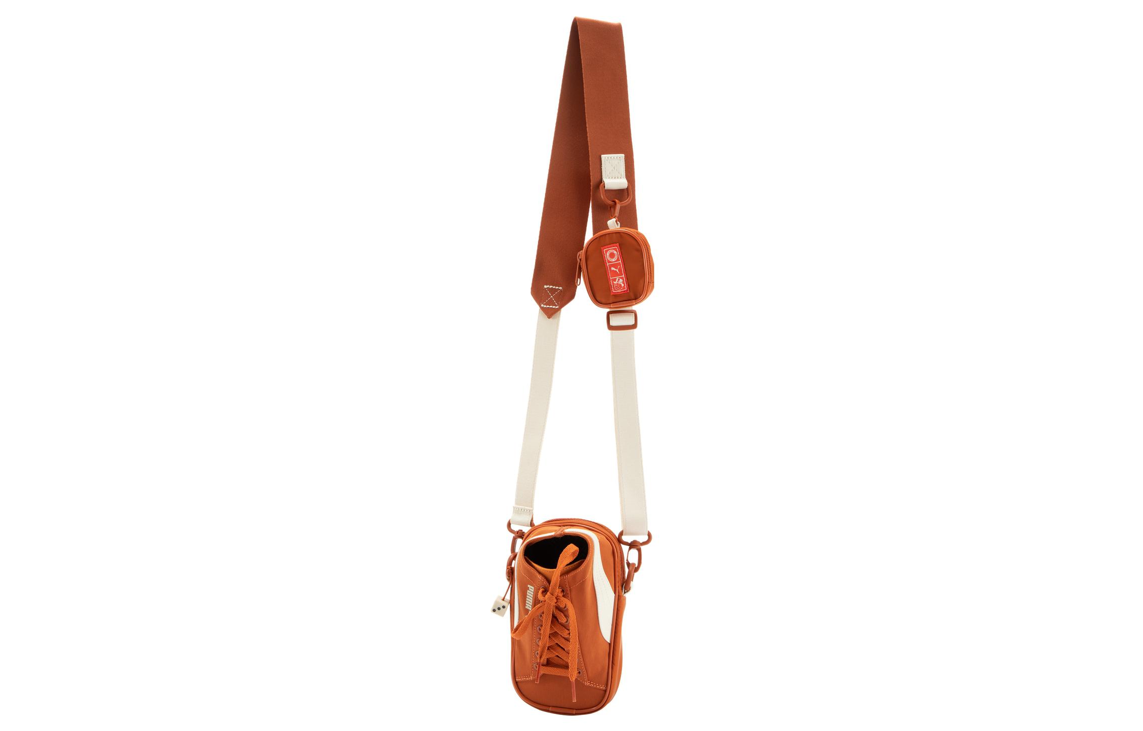 Сумка унисекс PUMA STAFFONLY X MONOPOLY кофейного цвета