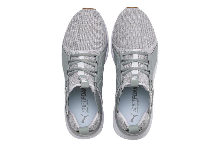 Кроссовки мужские PUMA Enzo Knit серые/белые, 40.5 EU