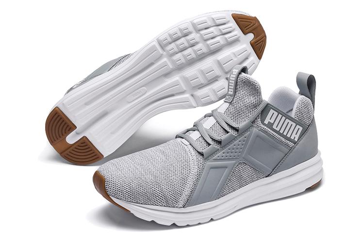 Кроссовки мужские PUMA Enzo Knit серые/белые, 40.5 EU