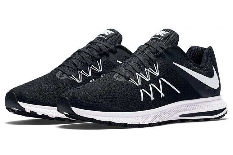 Кроссовки мужские Nike Zoom Winflo 3 черные, 46 EU