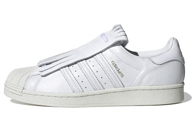 Кеды женские Adidas Superstar Fringe Kiltie белые, 37 EU