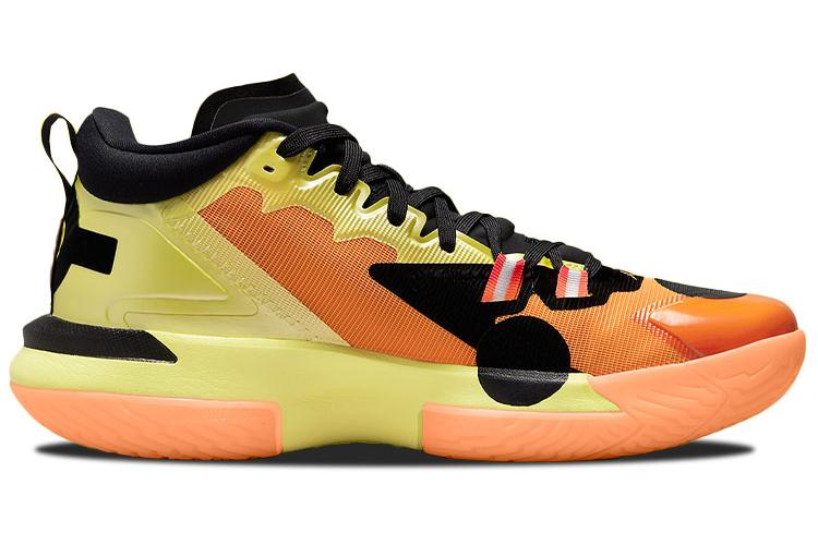 Спортивные кеды мужские Air Jordan Zion 1 Sp Kyuubi оранжево-желтые, 44 EU