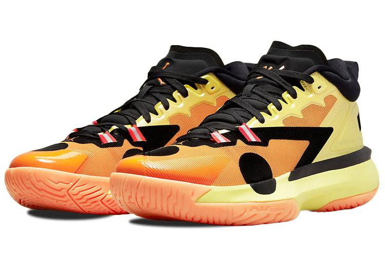 Спортивные кеды мужские Air Jordan Zion 1 Sp Kyuubi оранжево-желтые, 44 EU