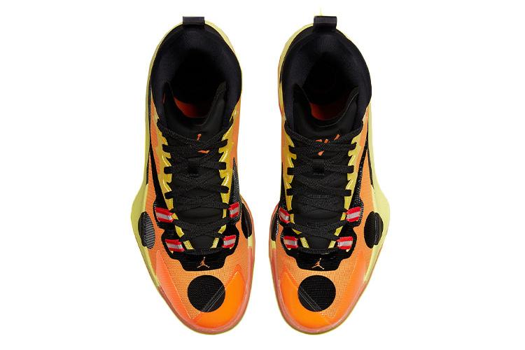 Спортивные кеды мужские Air Jordan Zion 1 Sp Kyuubi оранжево-желтые, 44 EU