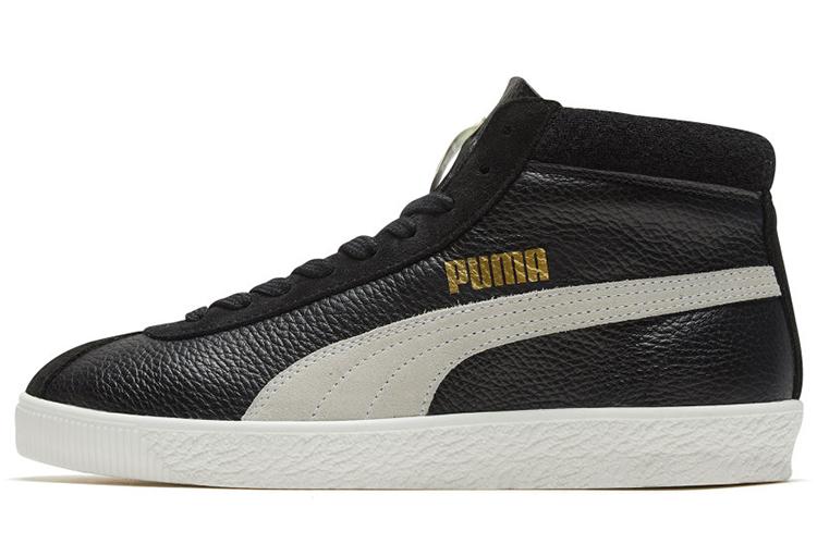 Кроссовки унисекс PUMA Basket 68 Mid черные, 38 EU