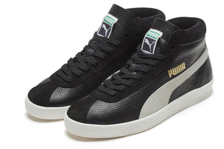 Кроссовки унисекс PUMA Basket 68 Mid черные, 38 EU