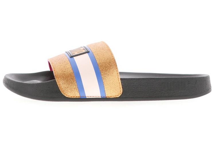 Шлепанцы женские PUMA Leadcat Ftr 90s Pop Slide gold/black