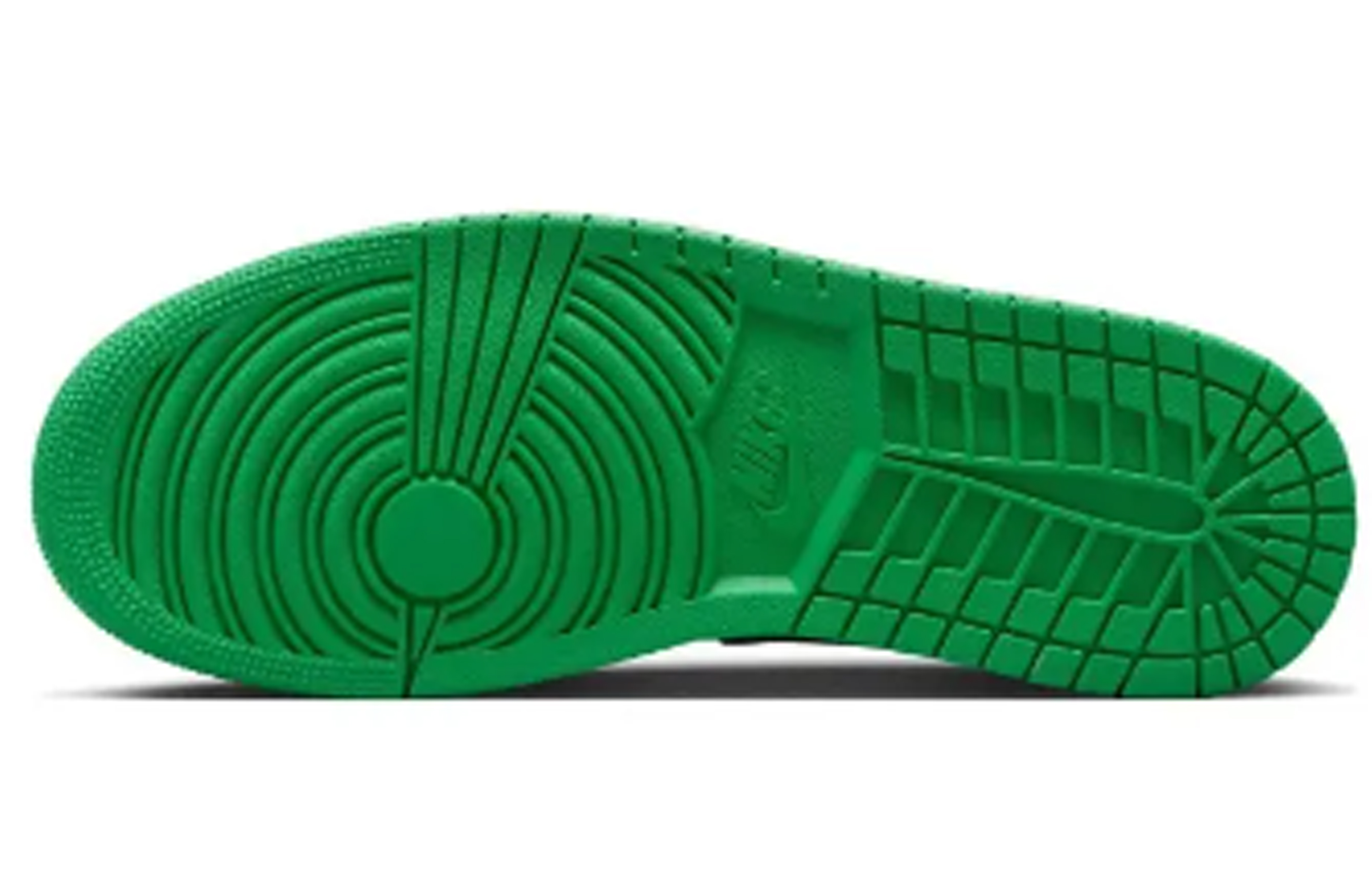 Кроссовки унисекс Jordan Air Jordan 1 Low черно-зелёные, 41 EU